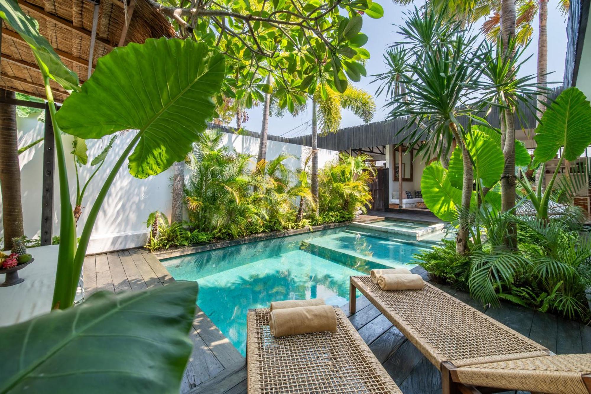 NEW! Tropical design Private Villa 3 BR Umalas w staff up to 50 Disc Canggu Esterno foto